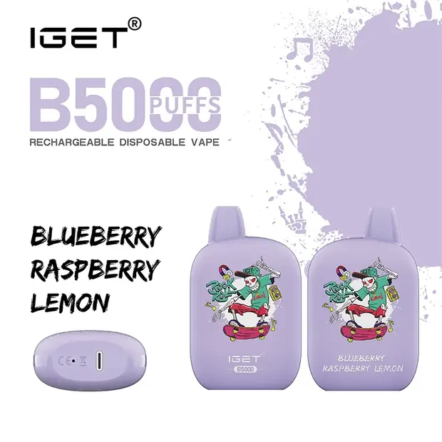 Blueberry Raspberry Lemon – IGET B5000 IGET B5000 — buy IGET vape online in Australia