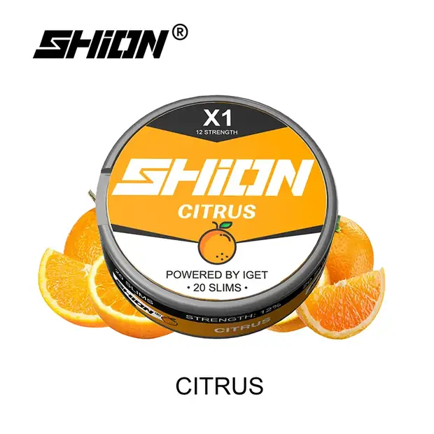 Citrus – IGET SHION X1 Nicotine Pouch 12mg IGET Shion X1 Nicotine Pouch — buy IGET vape online in Australia