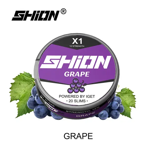 Grape – IGET SHION X1 Nicotine Pouch 12mg IGET Shion X1 Nicotine Pouch — buy IGET vape online in Australia