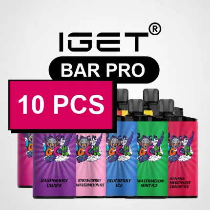 IGET Bar Pro Wholesale 10 Pcs IGET Wholesale — buy IGET vape online in Australia