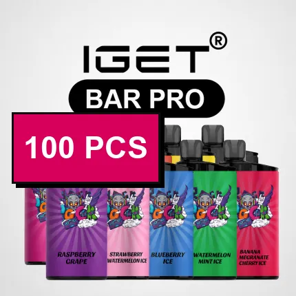 IGET Bar Pro Wholesale 100 Pcs IGET Wholesale — buy IGET vape online in Australia